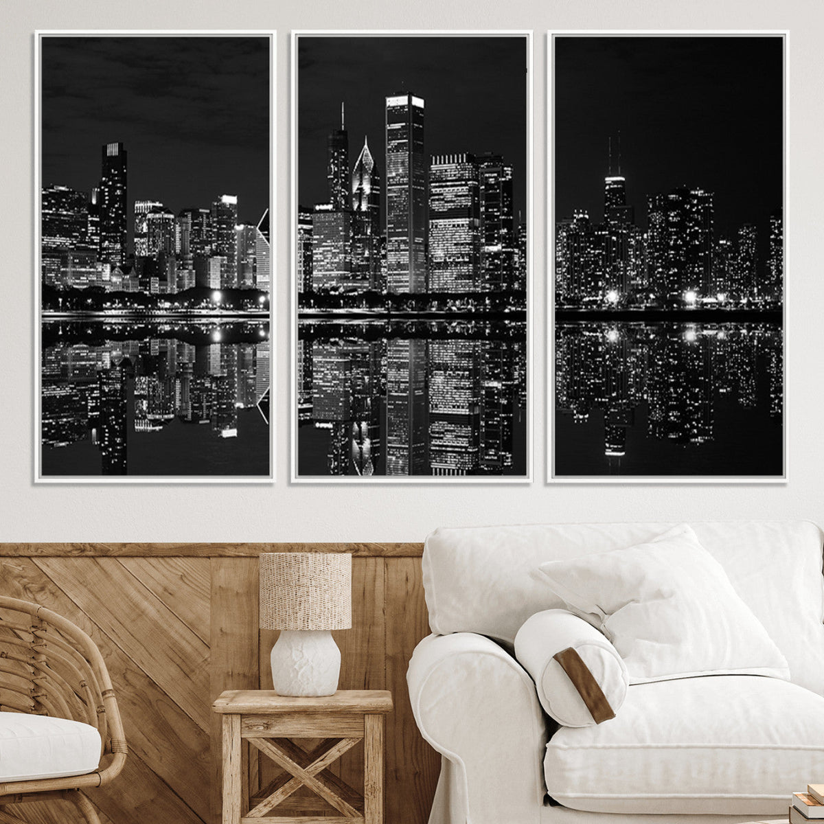 Chicago Wall Art Canvas Print