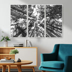 Trees Contemporary Art Canvas Print