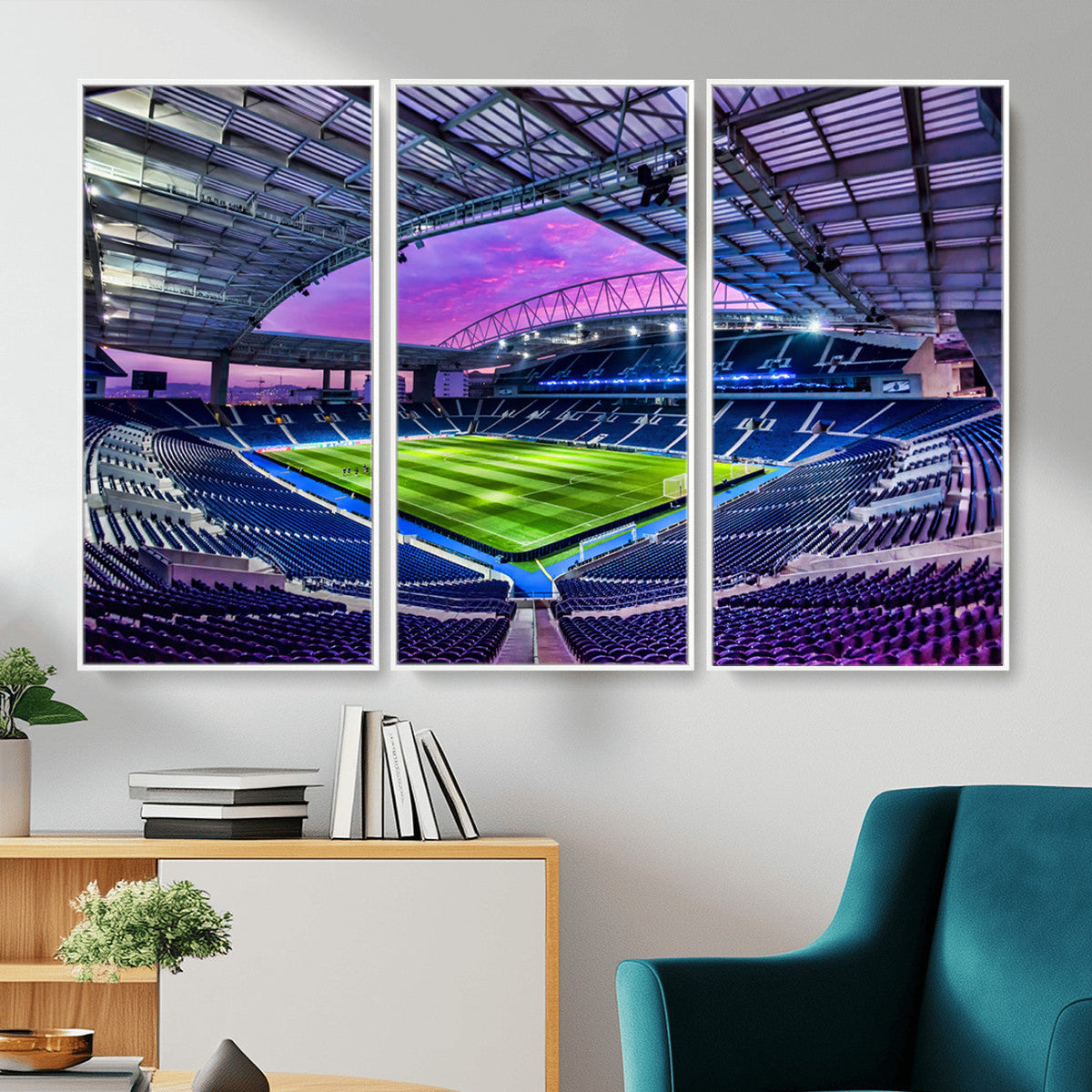 FC Porto Soccer Team Print Canvas, Dragon Stadium Wall Art
