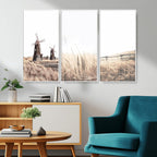 Farm Prints, Set of 6 Farmhouse Wall Art Canvas, Country House Decor