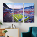 Buffalo Bills Football Team Print Canvas, Buffalo Highmark Stadium