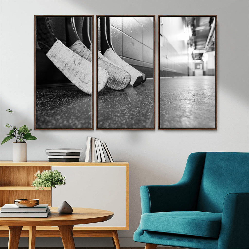 Ice Hockey Wall Art Canvas Print
