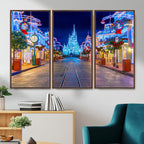 Disney Castle Wall Art | Large Magic Kingdom Canvas Artwork