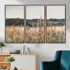 Rustic Field Landscape Wall Art Print, Giclee Canvas Wall Art