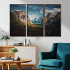 Yosemite National Park Wall Art Canvas Print, Framed El Capitan Mountain Landscape