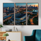 Chicago Bears Soldiers Field Wall Art Canvas Print