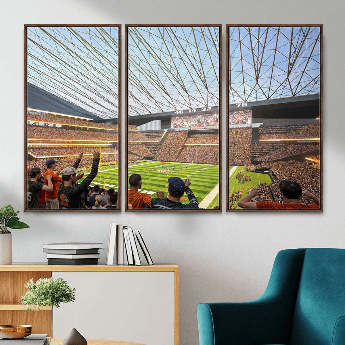 Cleveland Browns Stadium Wall Art Canvas Print
