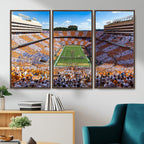 Tennessee Neyland Stadium Wall Art, Sports Arena Canvas, Framed and Ready to Hang