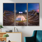 Oklahoma Sooners Memorial Stadium Wall Art Canvas Print