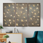 Abstract Birds Wall Art Canvas Print