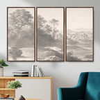 Van Poelenburch Landscape Canvas Wall Art | Dutch Golden Age