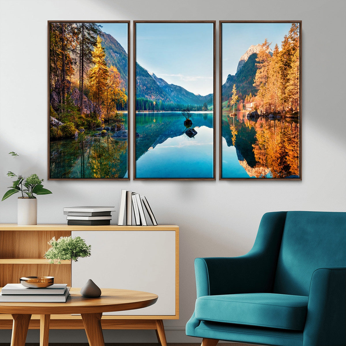 Fantastic Autumn Panorama Wall Art Canvas Print
