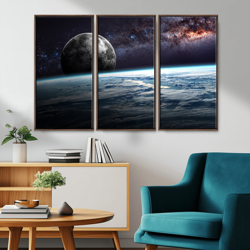 Space and Planet Canvas Print