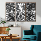 Trees Contemporary Art Canvas Print