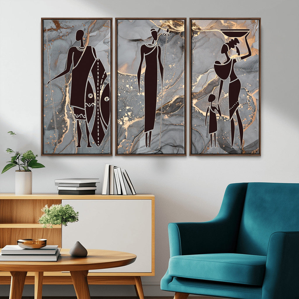 African American Wall Art | Elegant African Women Canvas Print