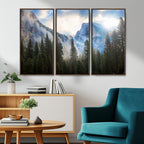 Half Dome Yosemite California Wall Art Canvas Print El Capitan
