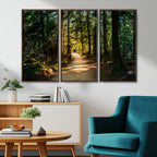 Natural Landscape Wall Art Relaxing Forest Canvas Print