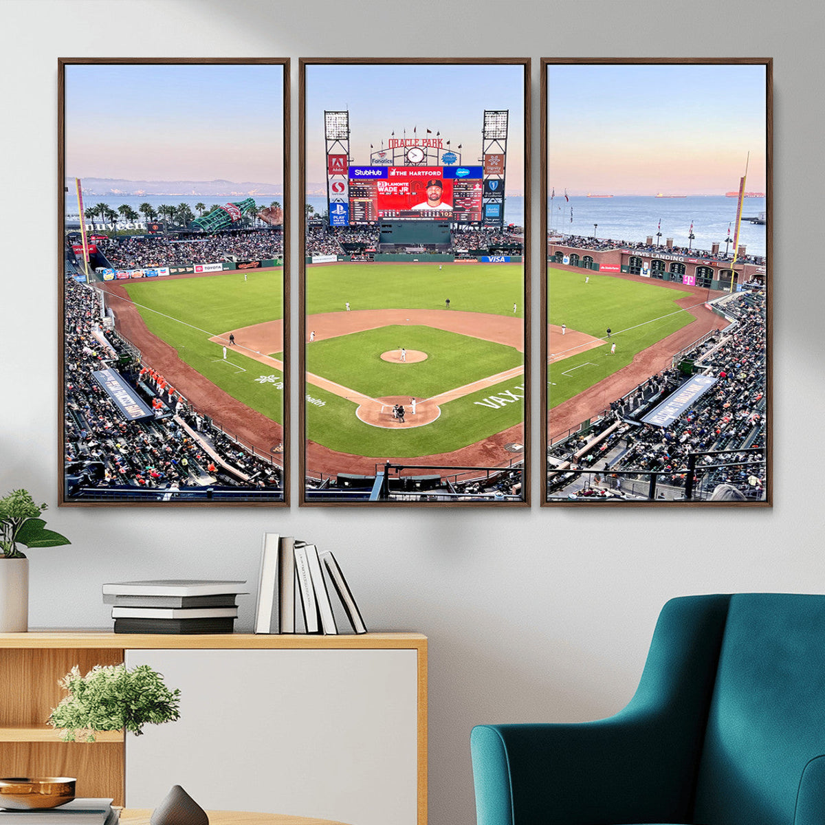 San Francisco Giants Baseball Team Print, Oracle Park