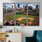 Pittsburgh Pirates Baseball Team Print, PNC Park Stadium