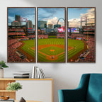 St. Louis Cardinals Baseball Team Print, Busch Stadium Wall Art, Framed and Ready to Hang