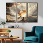 Abstract Floral Wall Art Canvas Print