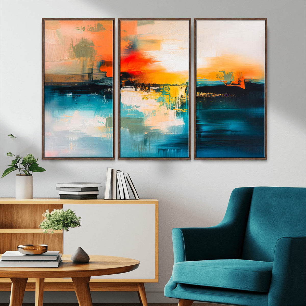 Colorful Abstract Wall Art | Bold Modern Canvas Print | Ready to Hang