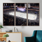 Amalie Arena Florida Wall Art Canvas Print, NHL Hockey, Framed and Ready to Hang