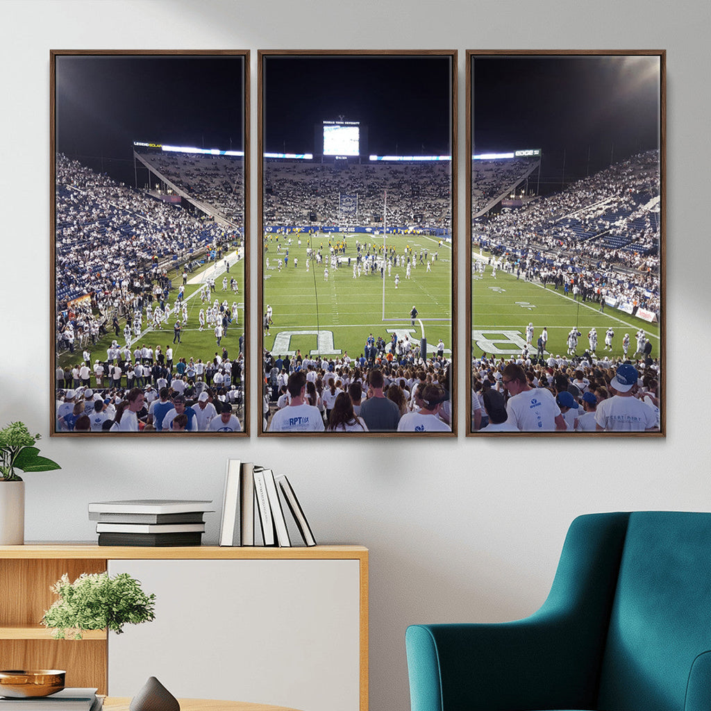 Brigham Young University Cougars Football Print Canvas