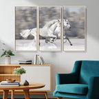 The White Horses Wall Art, Framed White Horses Wall Art