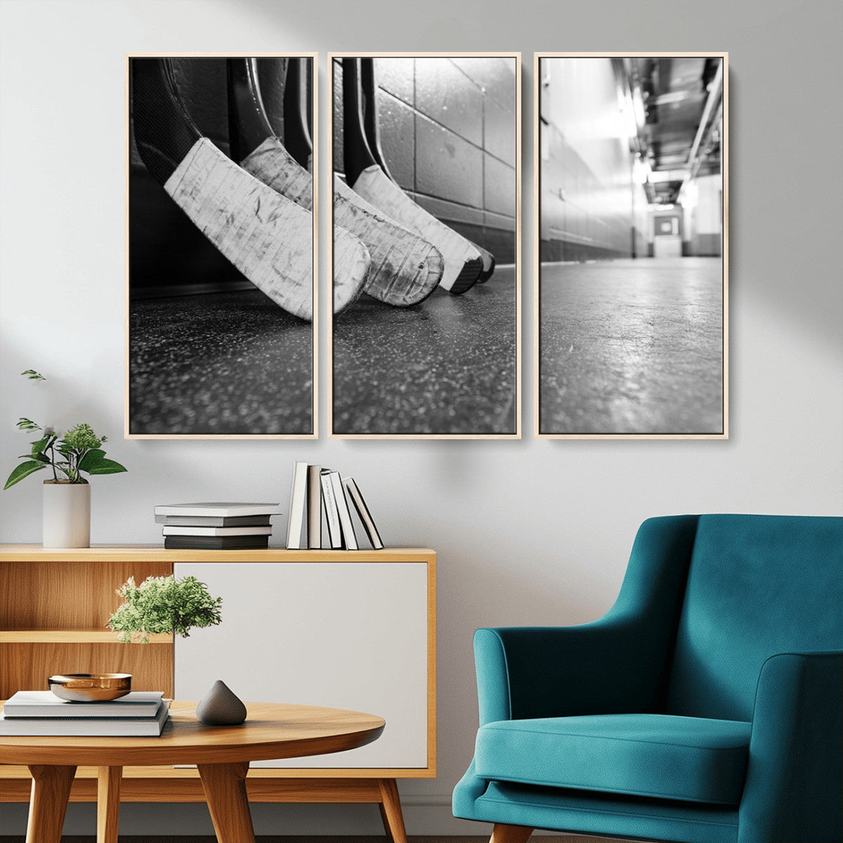 Ice Hockey Wall Art Canvas Print