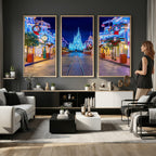 Disney Wall Art | Castle Large Wall Art, Disney Magic Kingdom Print for Kids Room Decor