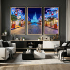 Disney Castle Wall Art | Large Magic Kingdom Canvas Artwork