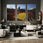 Chicago Bears Soldier Field Canvas Wall Art, NFL Stadium Panorama