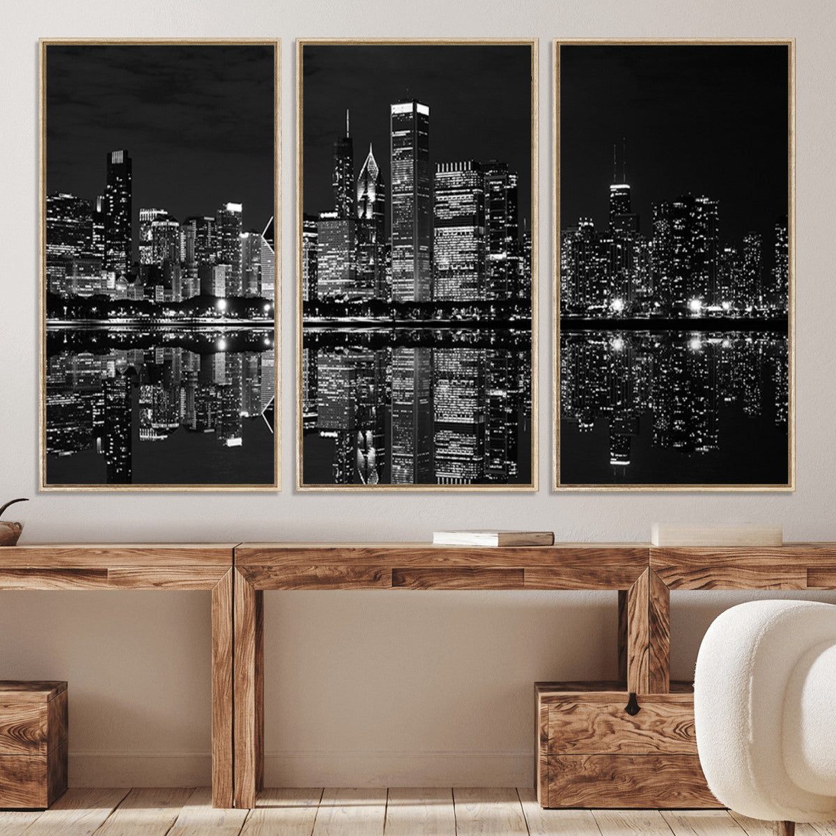 Chicago Wall Art Canvas Print