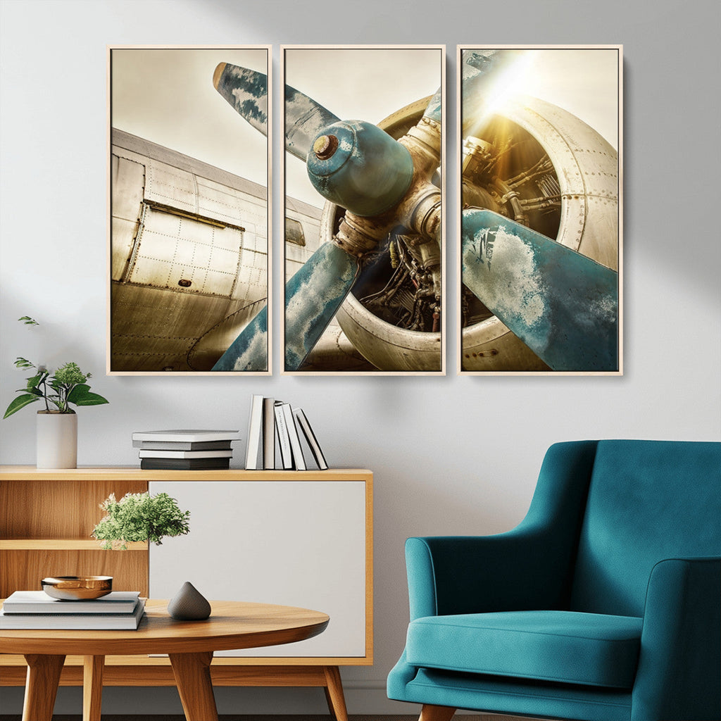 Vintage Airplane Canvas Print