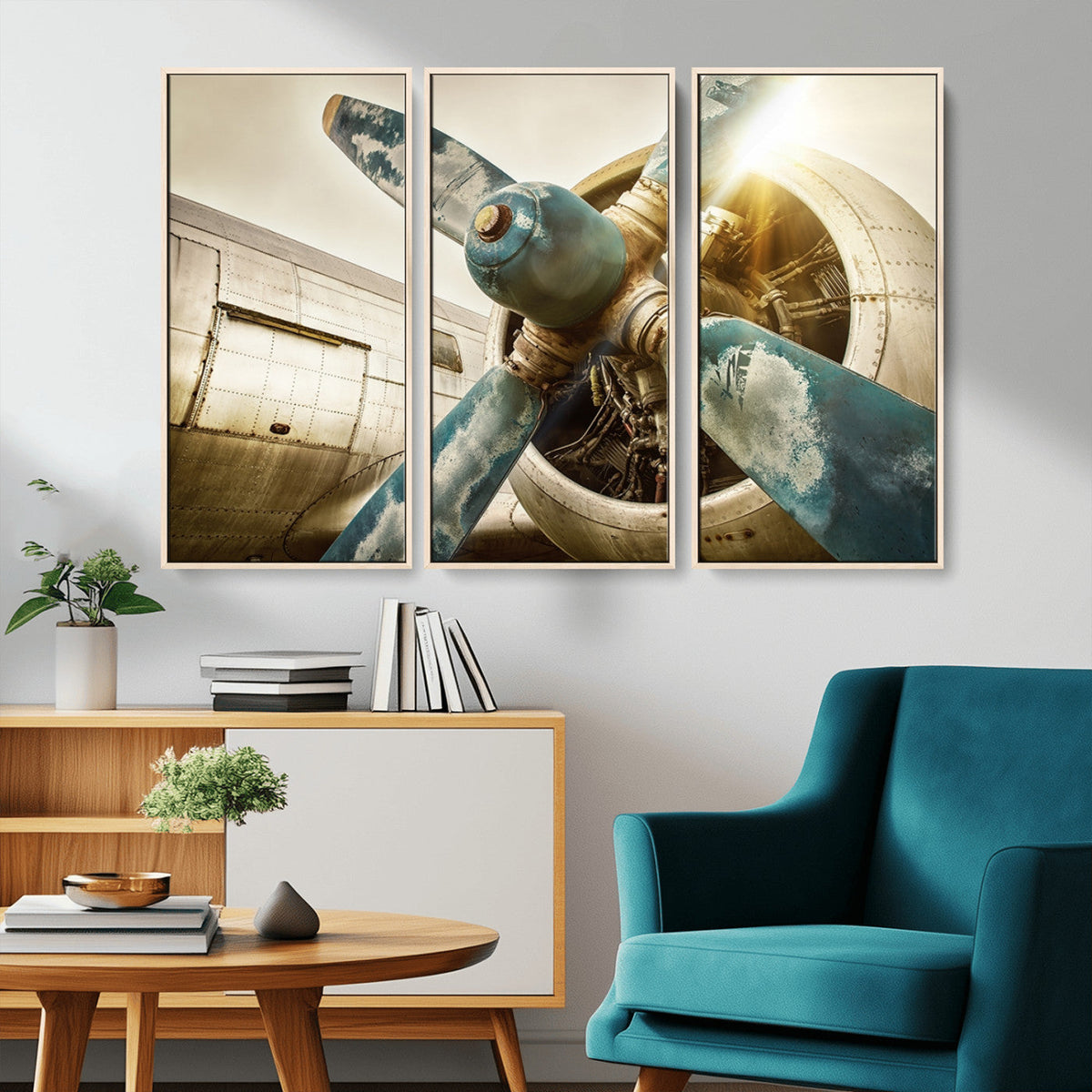 Vintage Airplane Canvas Print