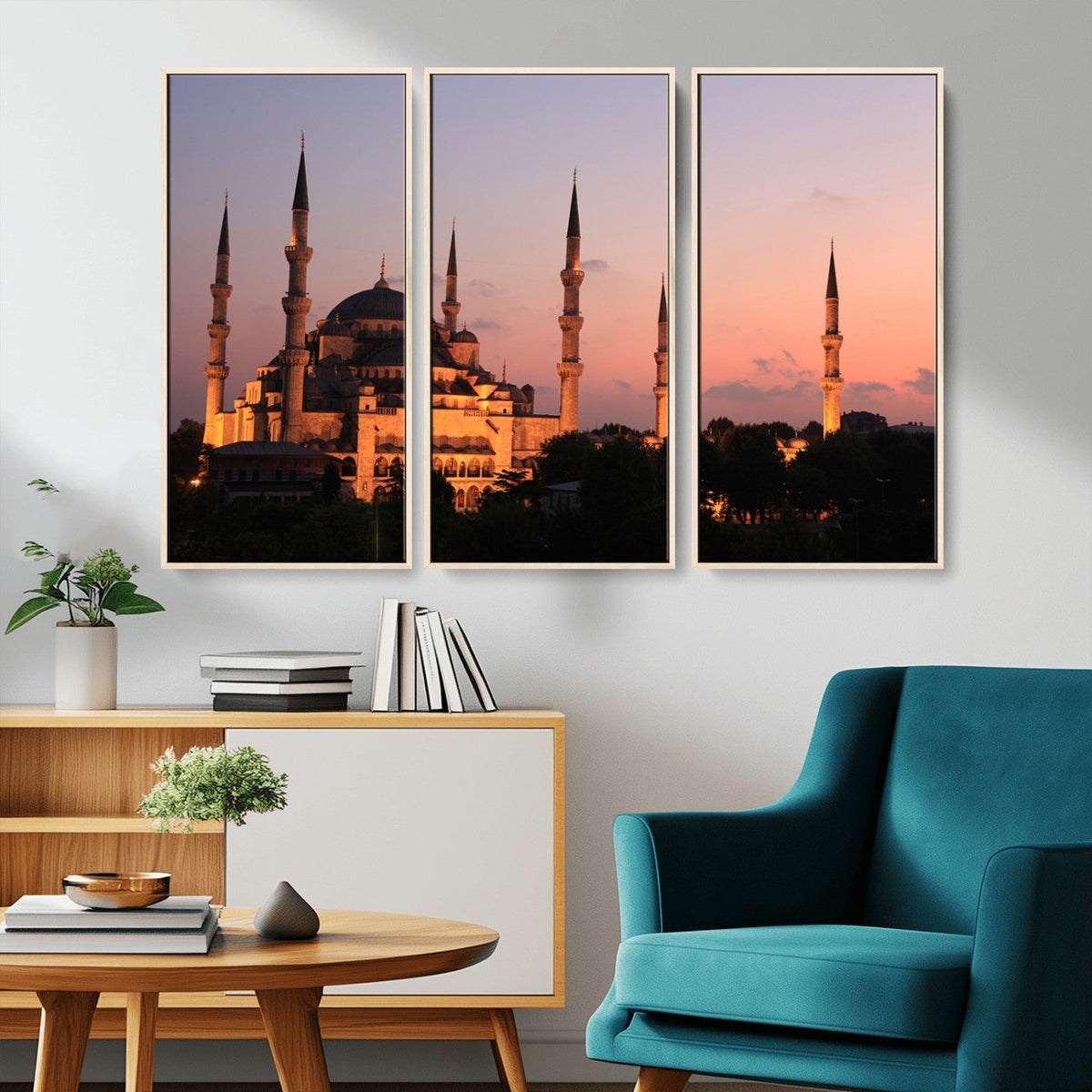 Wall Art Turkey Istanbul Skyline Canvas Print