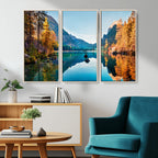Fantastic Autumn Panorama Wall Art Canvas Print
