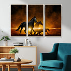 Horse Wall Art Canvas Print, Multi Panel Animal Canvas Print