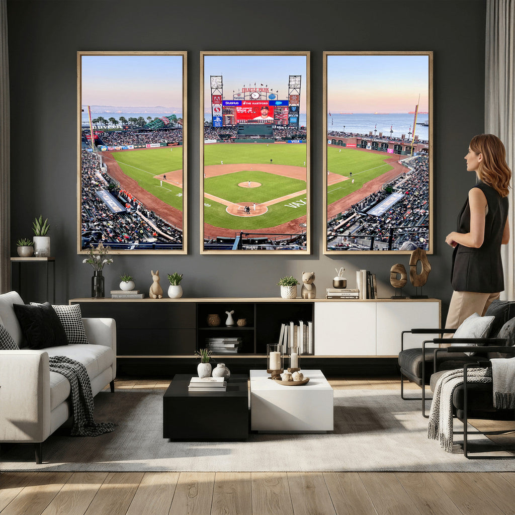San Francisco Giants Baseball Team Print, Oracle Park