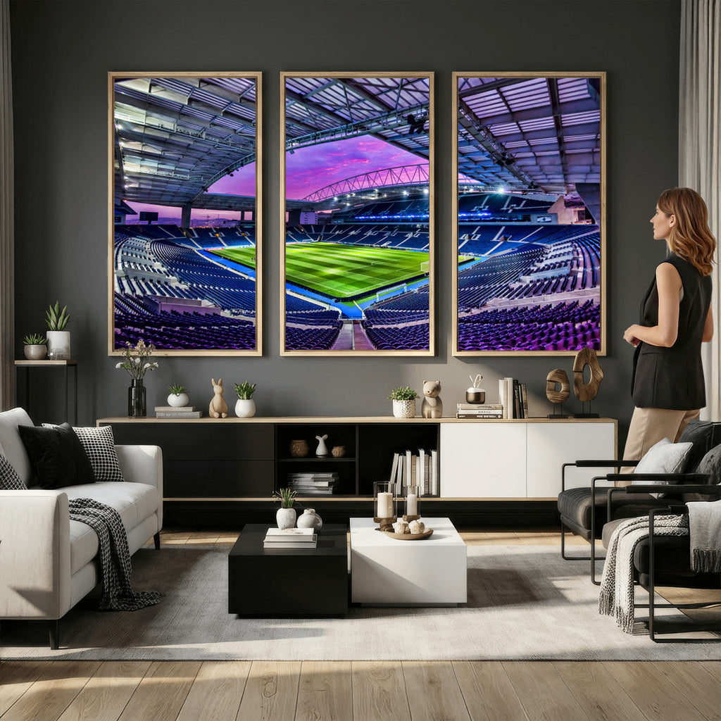 FC Porto Soccer Team Print Canvas, Dragon Stadium Wall Art