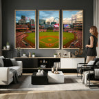 St. Louis Cardinals Baseball Team Print, Busch Stadium Wall Art, Framed and Ready to Hang