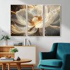 Abstract Floral Wall Art Canvas Print