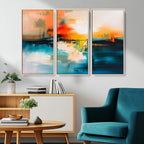 Colorful Abstract Wall Art | Bold Modern Canvas Print | Ready to Hang