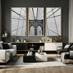 Large Brooklyn Bridge Wall Art Canvas Print