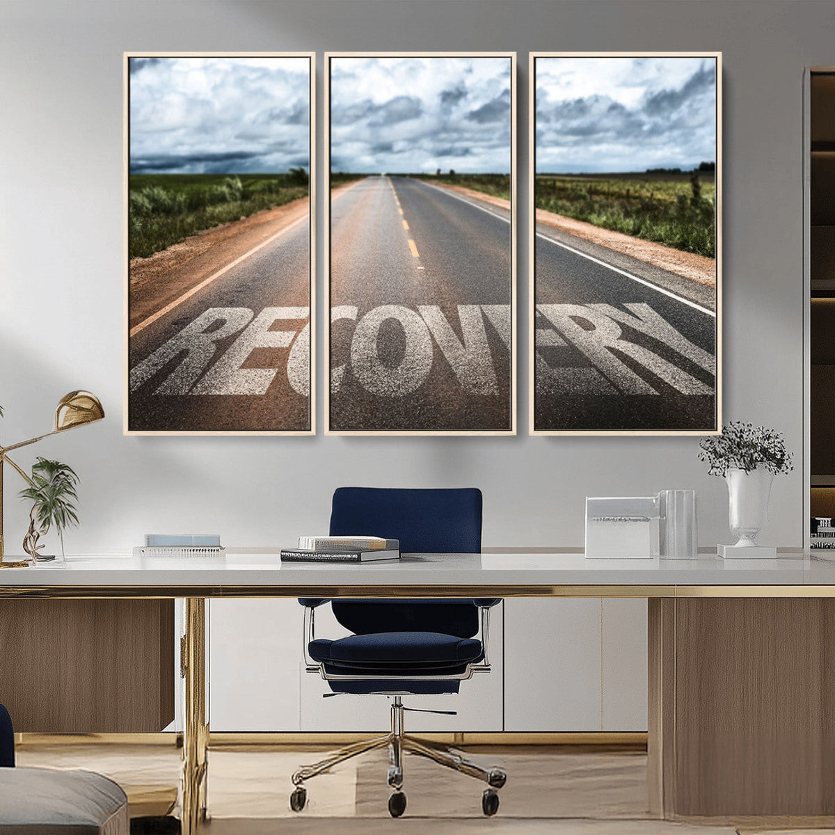Recovery Road Wall Art Canvas Print