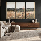 Rustic Field Landscape Wall Art Print, Giclee Canvas Wall Art