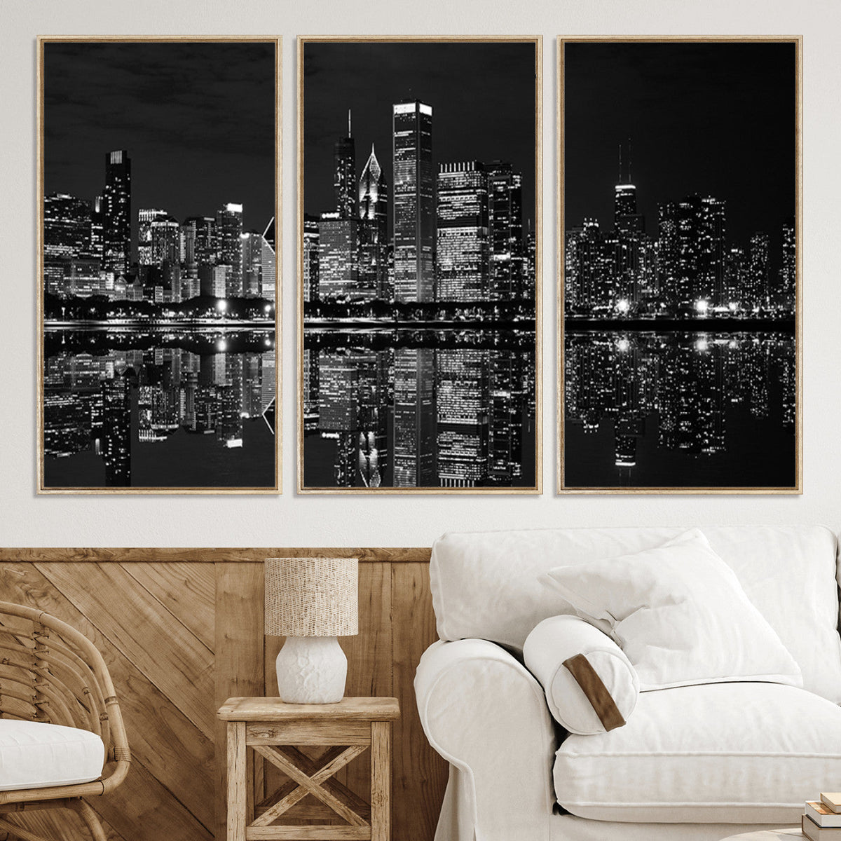 Chicago Wall Art Canvas Print