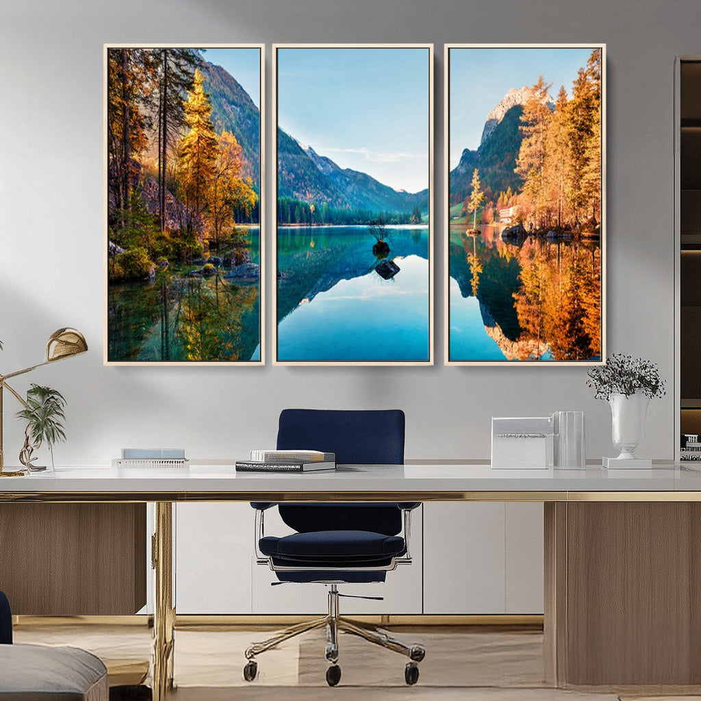 Fantastic Autumn Panorama Wall Art Canvas Print