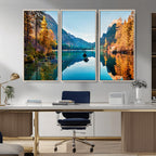 Fantastic Autumn Panorama Wall Art Canvas Print